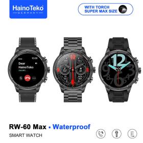 Smart Watch Haino Teko RW-60 MAX avec Lampe Torche et 3 Bracelets –  ساعة ذكية أصلية مزودة بمصباح و 3 اساور 
