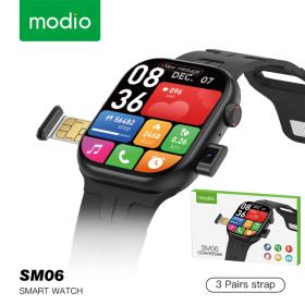 Modio SM06 Smartwatch avec Carte SIM, Appel HD et Camera  Original – ساعة ذكية أصلية
